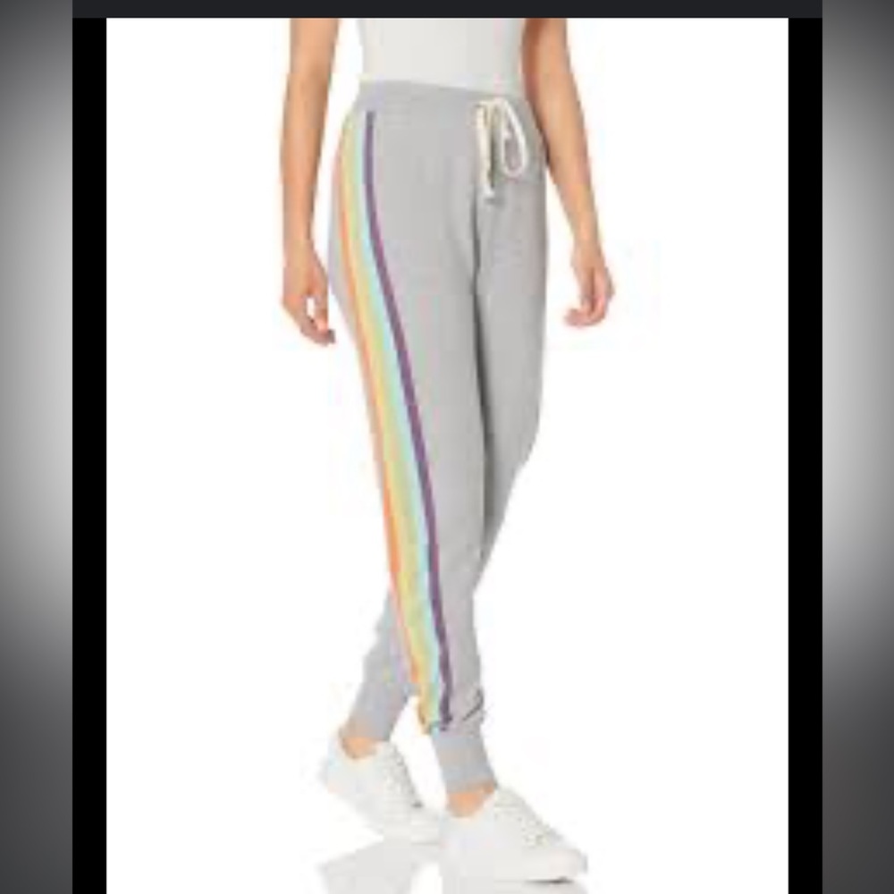Wildfox NWOT Rainbow Striped Sweatpants - size XS